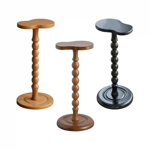 Wooden Side Table Drink Desk Side Desk Entryway Furniture Small End Table NightStand for Laundry Couch Yard Corners Farmhouse