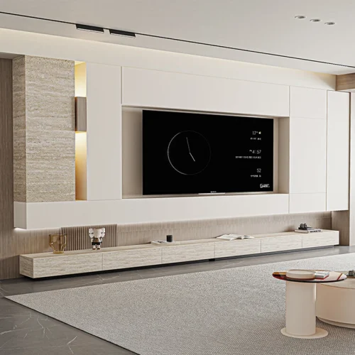 Luxury Salon Tv Stands Wall Designer Office Universal Living Room Aesthetic Tv Table White Modern Muebles Para Tv Home Furniture
