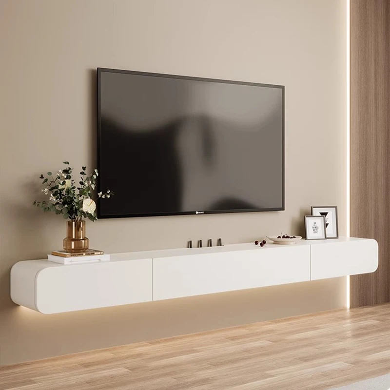 Nordic Trendy Tv Stand Simple Aesthetic Living Room Wall Mount Tv Stand Luxury Modern Meuble De Rangement Home Furniture - Image 6