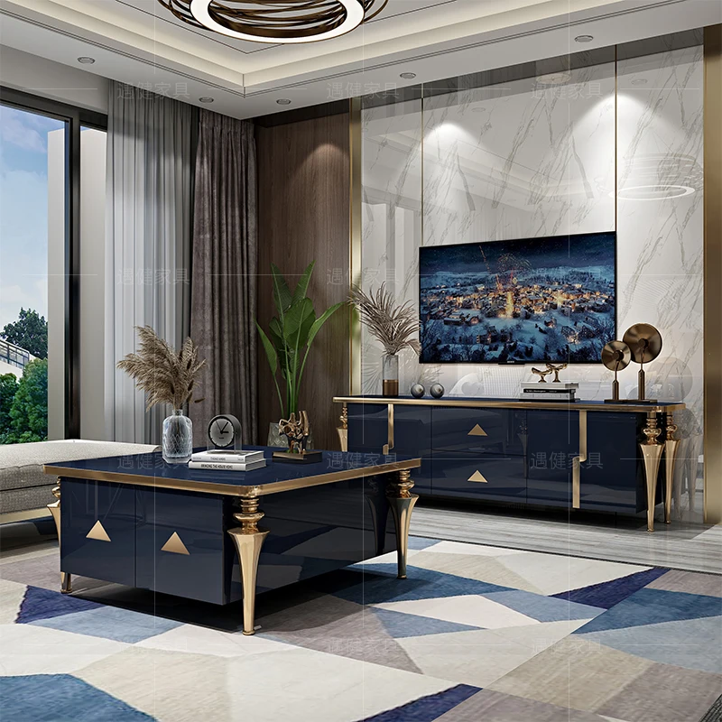 Modern Living Room Furniture Industrial Tv Stands Table Decoration Cabinet Nordic Organizer Mueble Para Tv Storage Complete JGY - Image 3