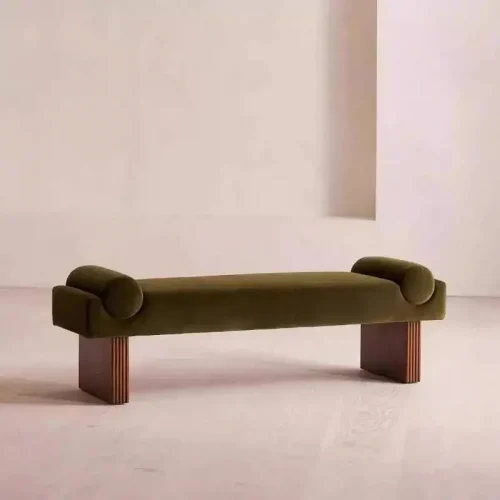 French retro style sofa bench stool living room pedal entrance shoe change stool bedroom bedside stool senior feeling cloakroom