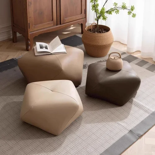 ottoman Modern Simplicity Low changing shoe pier stool Footrest Home Living Room Furniture Stools bedroom Ottomans chair Hallway