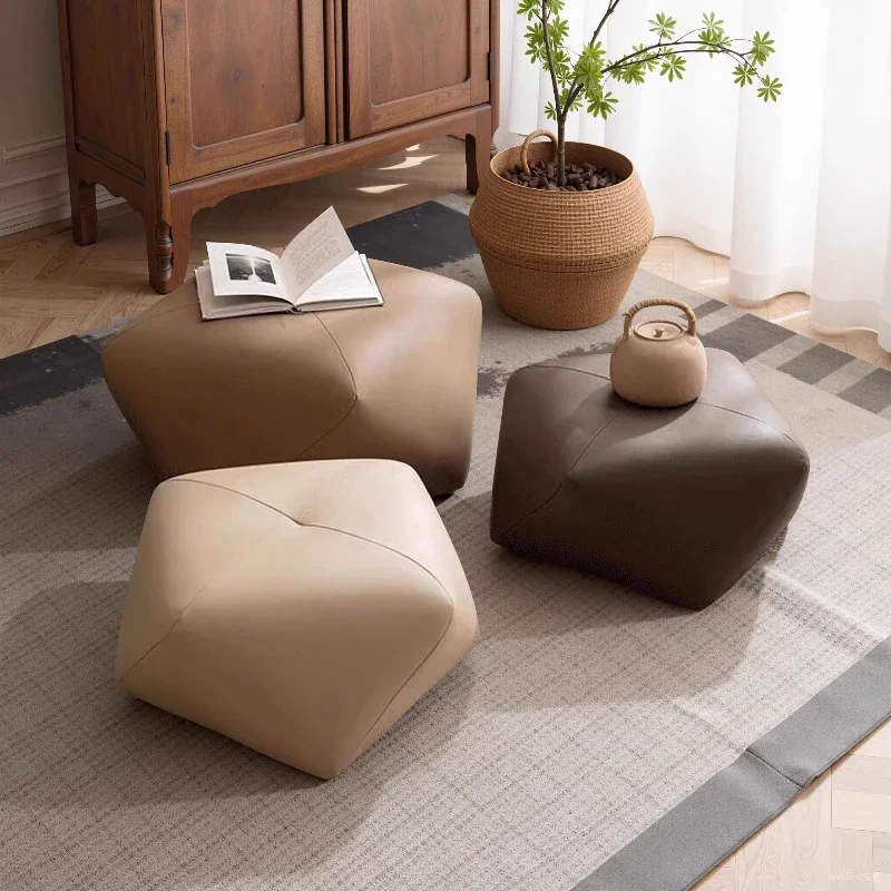 ottoman Modern Simplicity Low changing shoe pier stool Footrest Home Living Room Furniture Stools bedroom Ottomans chair Hallway