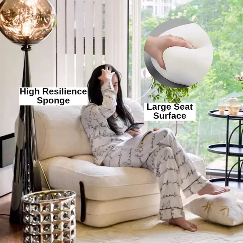 Modern Folding Sofa Bed Multifunctional Living Room Sofas Relaxing Sofa Chair Comfortable Individual Reclining Chairs Furniture - Image 2