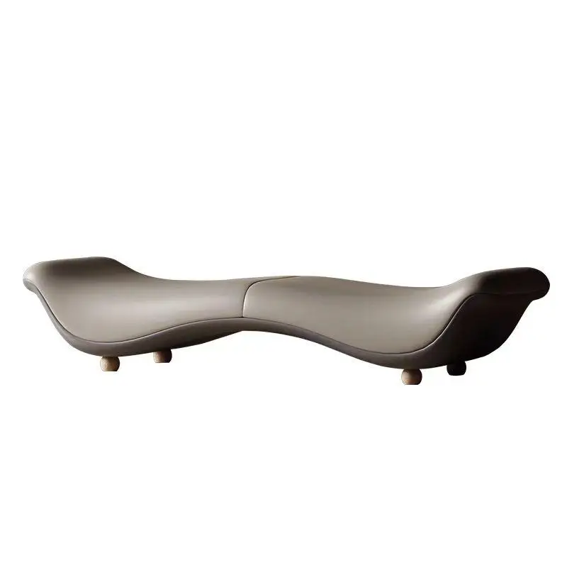 modern Light Luxury Minimalist Sofa Long Bench Living Room Cloakroom Clothing Store Shoe Bench Couple Fun Bedroom Bed End Bench - Image 5